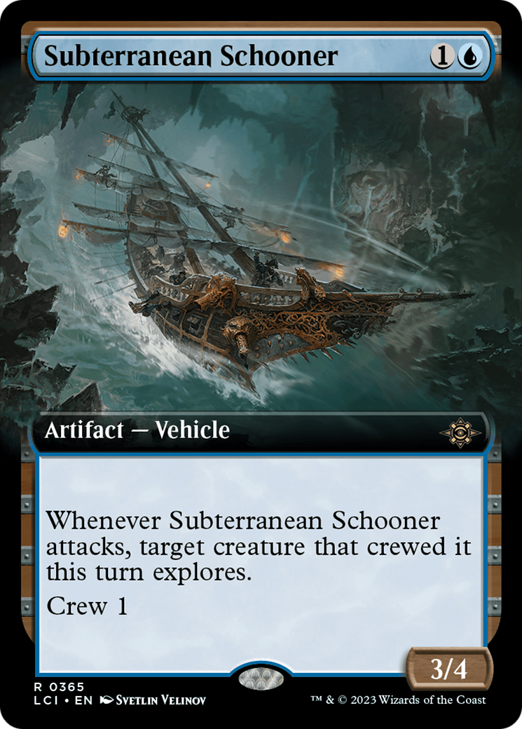 Subterranean Schooner (Extended Art) [The Lost Caverns of Ixalan] | Galactic Gamez