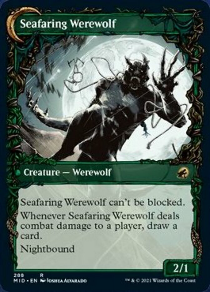 Suspicious Stowaway // Seafaring Werewolf (Showcase Equinox) [Innistrad: Midnight Hunt] | Galactic Gamez
