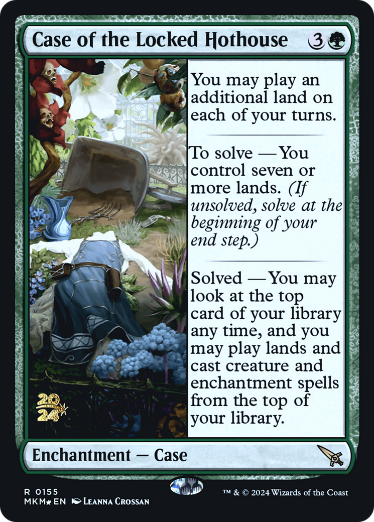 Case of the Locked Hothouse [Murders at Karlov Manor Prerelease Promos] | Galactic Gamez