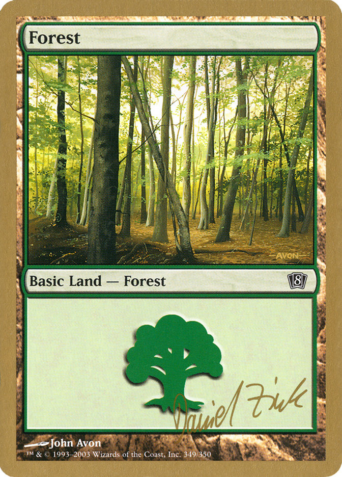 Forest (dz349) (Daniel Zink) [World Championship Decks 2003] | Galactic Gamez