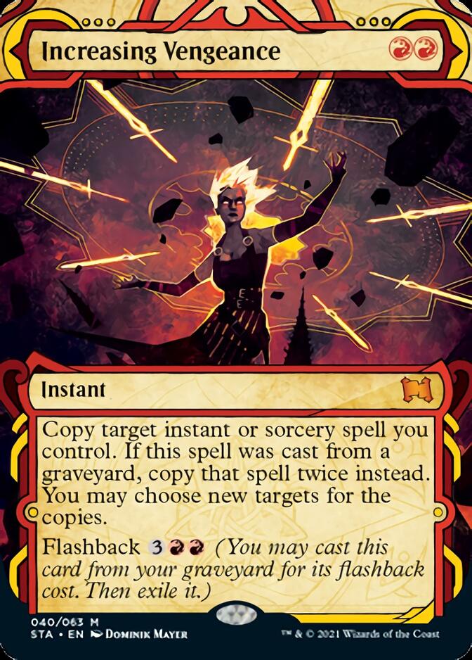 Increasing Vengeance (Foil Etched) [Strixhaven: Mystical Archive] | Galactic Gamez