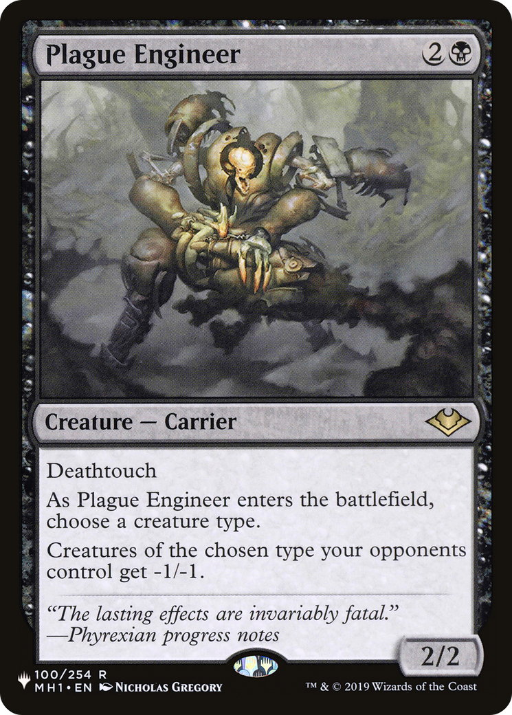 Plague Engineer [The List] | Galactic Gamez