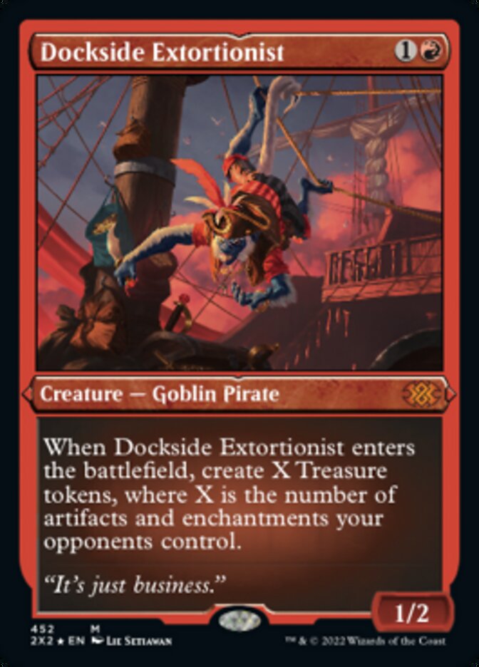 Dockside Extortionist (Foil Etched) [Double Masters 2022] | Galactic Gamez