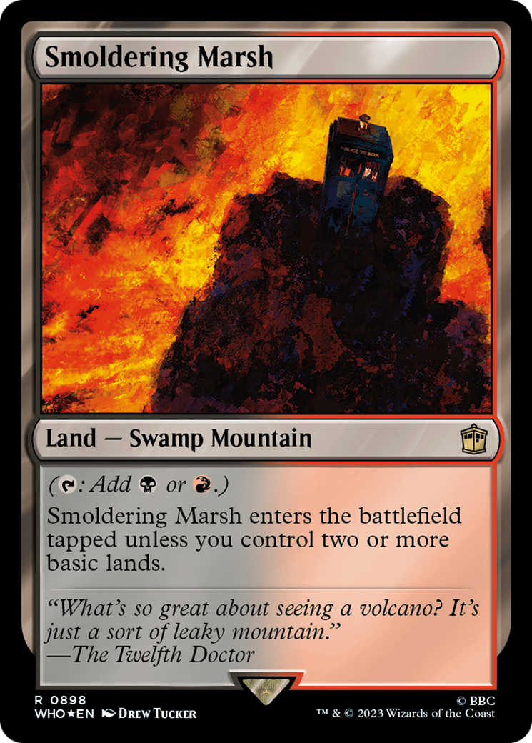 Smoldering Marsh (Surge Foil) [Doctor Who] | Galactic Gamez