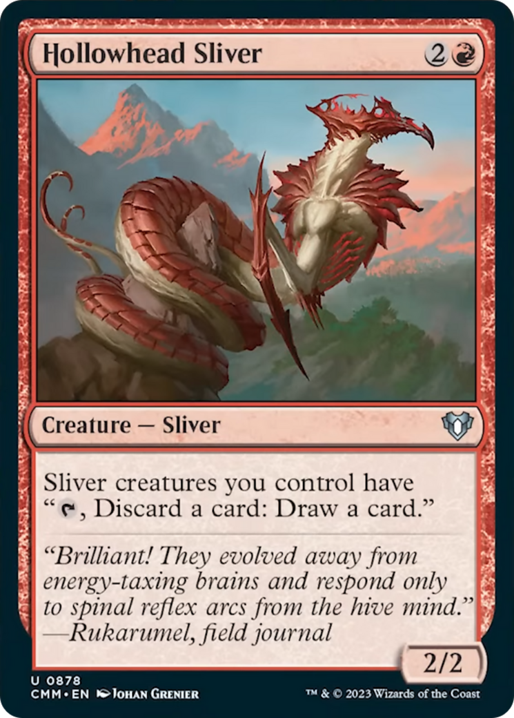 Hollowhead Sliver [Commander Masters] | Galactic Gamez