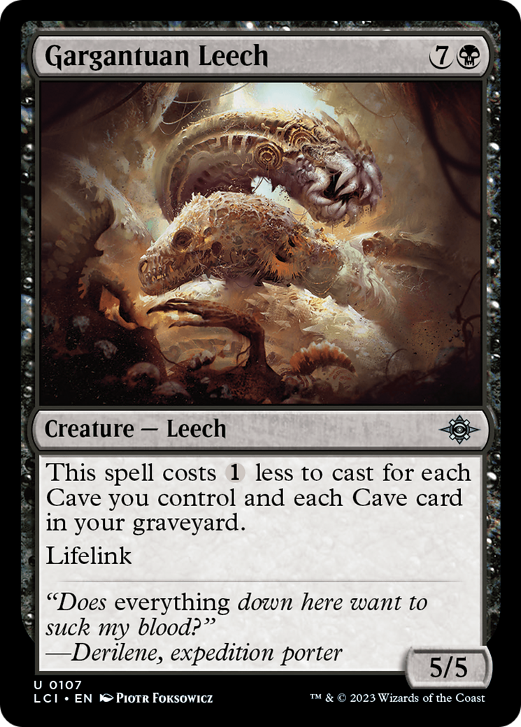 Gargantuan Leech [The Lost Caverns of Ixalan] | Galactic Gamez