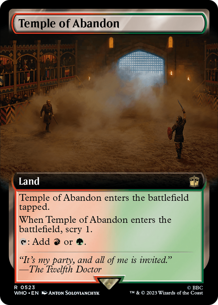 Temple of Abandon (Extended Art) [Doctor Who] | Galactic Gamez