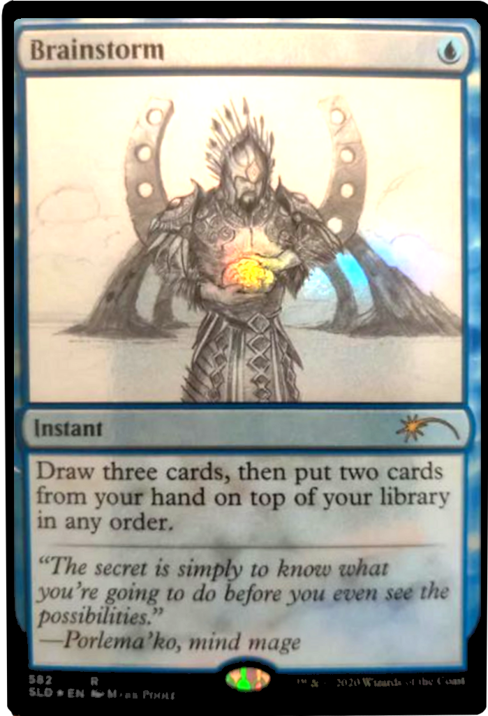 Brainstorm (Sketch) [Secret Lair Drop Promos] | Galactic Gamez