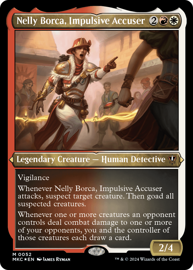 Nelly Borca, Impulsive Accuser (Display Commander) [Murders at Karlov Manor Commander] | Galactic Gamez