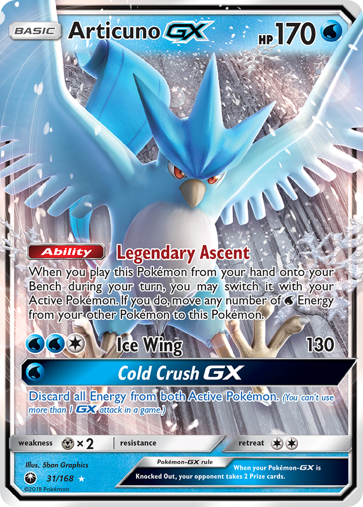 Articuno GX (31/168) [Sun & Moon: Celestial Storm] | Galactic Gamez