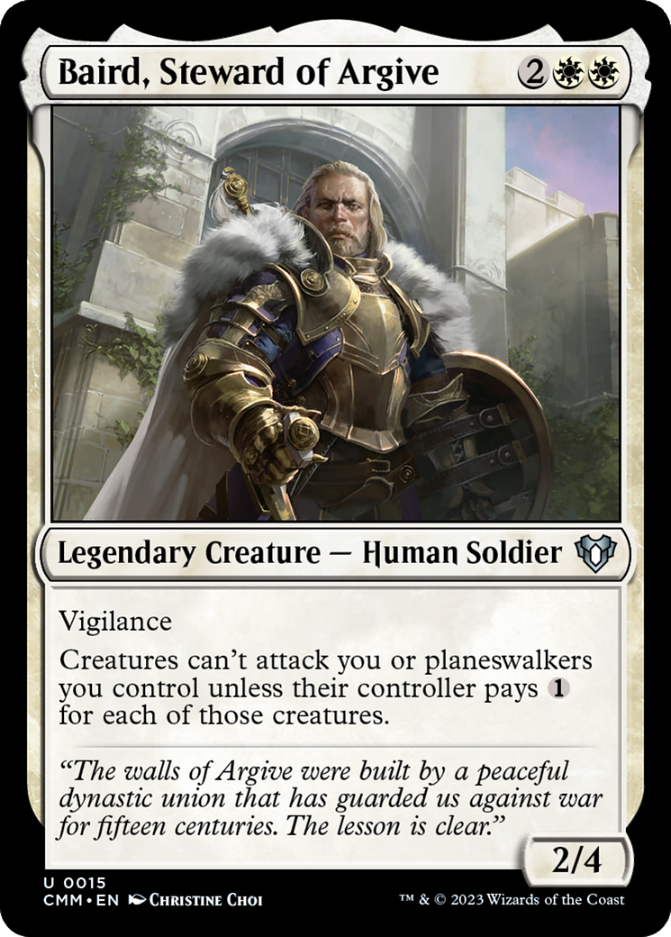 Baird, Steward of Argive [Commander Masters] | Galactic Gamez