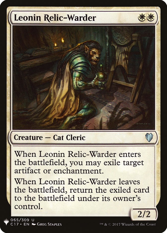 Leonin Relic-Warder [Mystery Booster] | Galactic Gamez