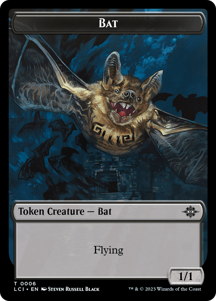 Vampire // Bat Double-Sided Token [The Lost Caverns of Ixalan Tokens] | Galactic Gamez