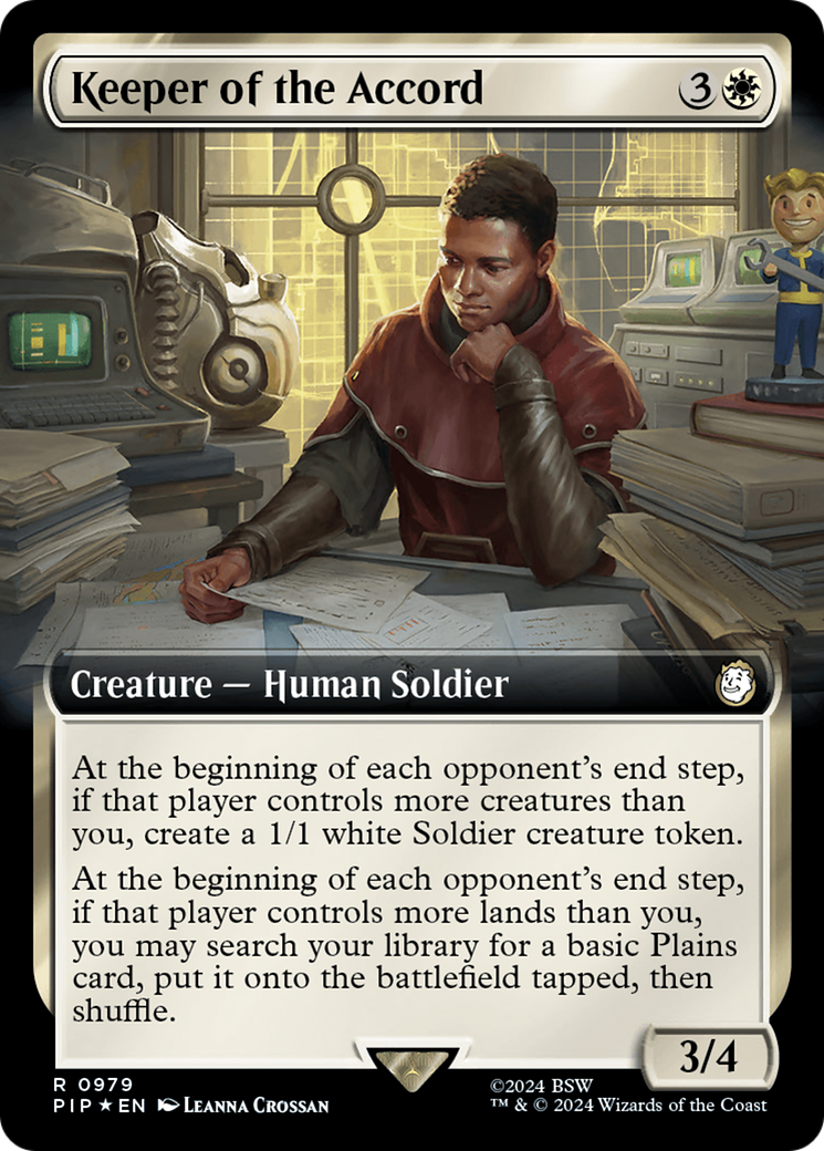 Keeper of the Accord (Extended Art) (Surge Foil) [Fallout] | Galactic Gamez