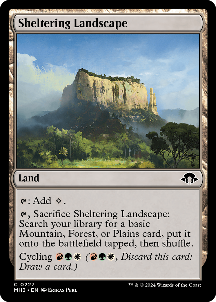 Sheltering Landscape [Modern Horizons 3] | Galactic Gamez
