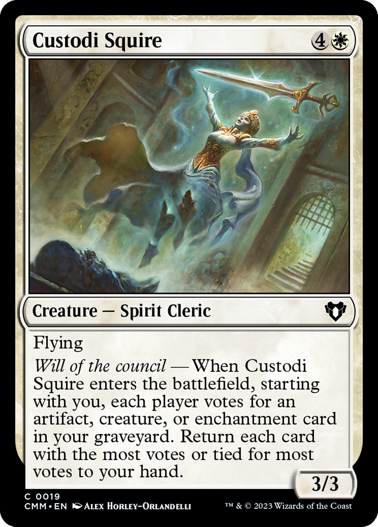 Custodi Squire [Commander Masters] | Galactic Gamez