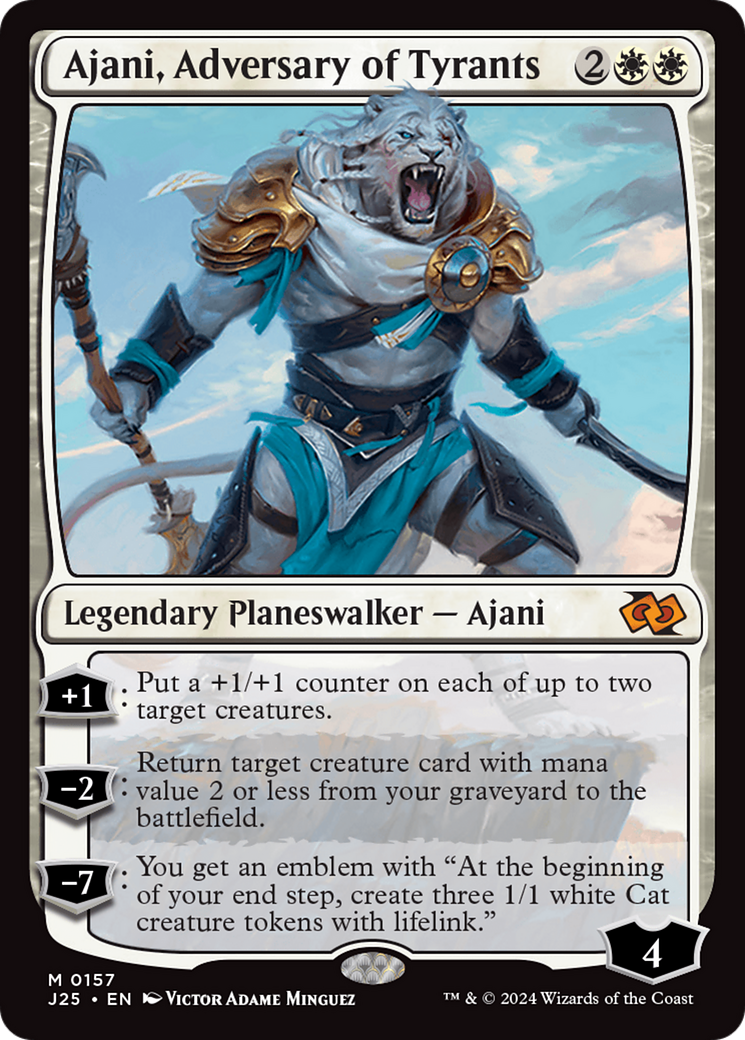 Ajani, Adversary of Tyrants [Foundations Jumpstart] | Galactic Gamez