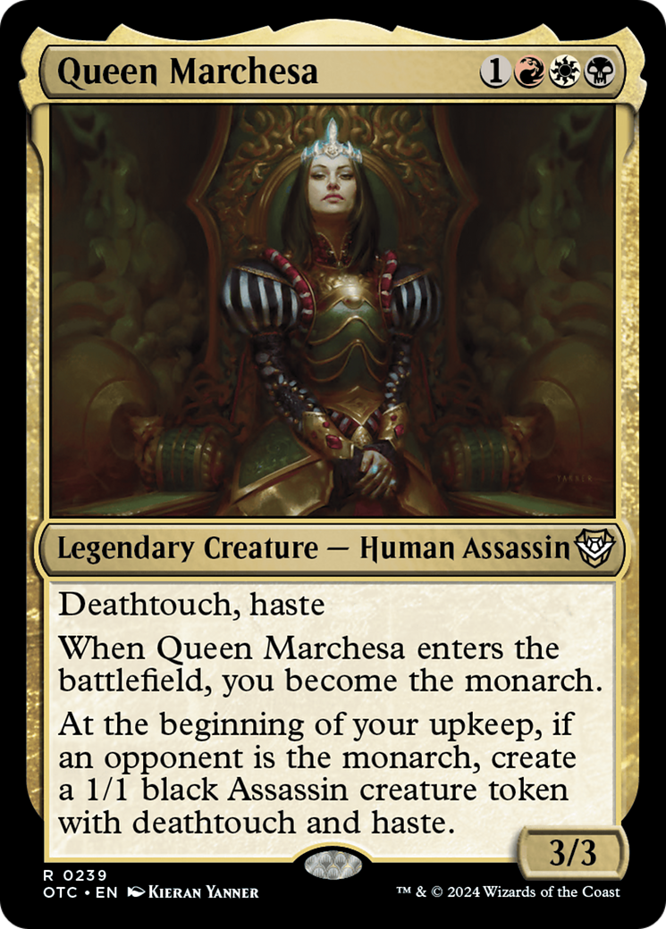 Queen Marchesa [Outlaws of Thunder Junction Commander] | Galactic Gamez