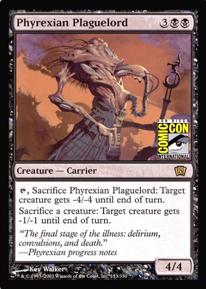 Phyrexian Plaguelord (San Diego Comic Con Oversized) [Oversize Cards] | Galactic Gamez