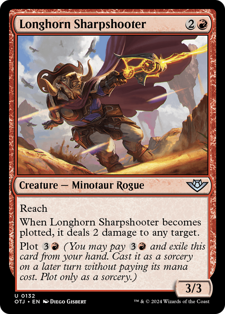 Longhorn Sharpshooter [Outlaws of Thunder Junction] | Galactic Gamez