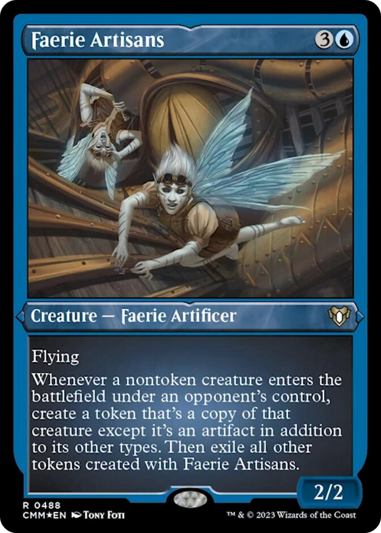 Faerie Artisans (Foil Etched) [Commander Masters] | Galactic Gamez