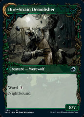 Burly Breaker // Dire-Strain Demolisher (Showcase Equinox) [Innistrad: Midnight Hunt] | Galactic Gamez
