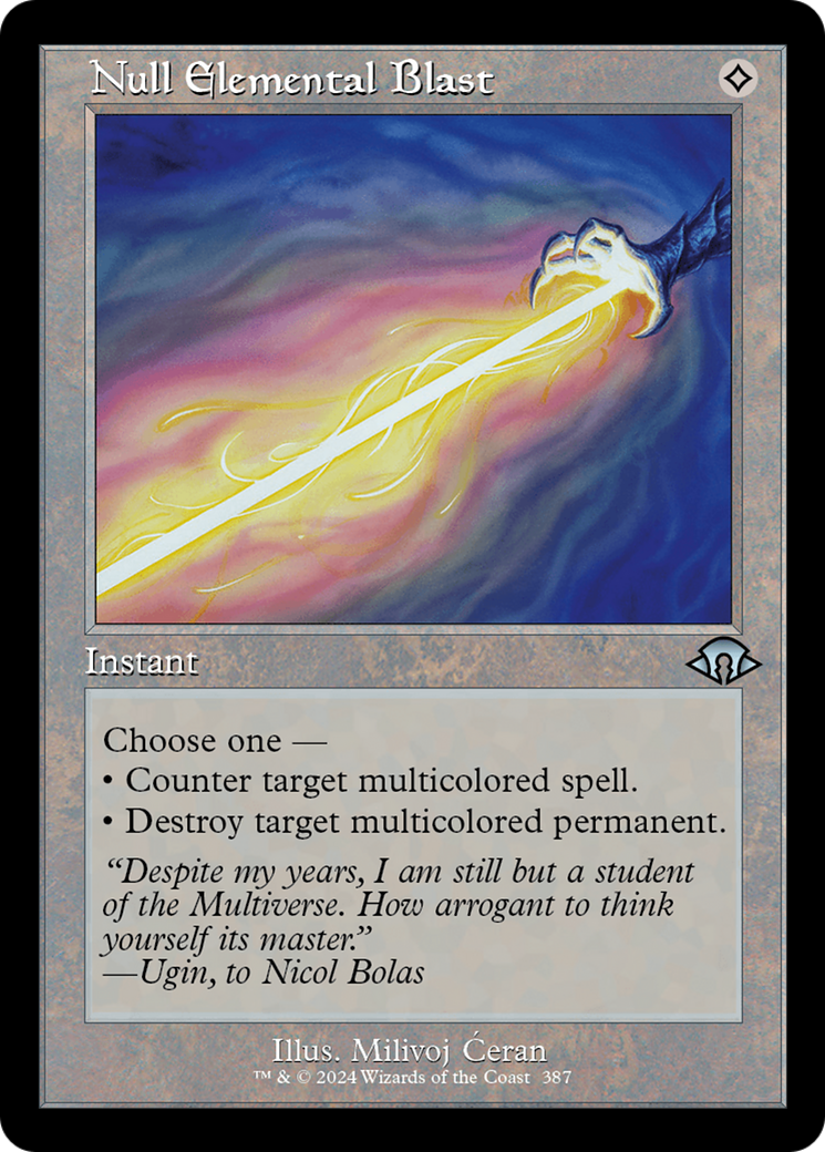 Null Elemental Blast (Retro) [Modern Horizons 3] | Galactic Gamez
