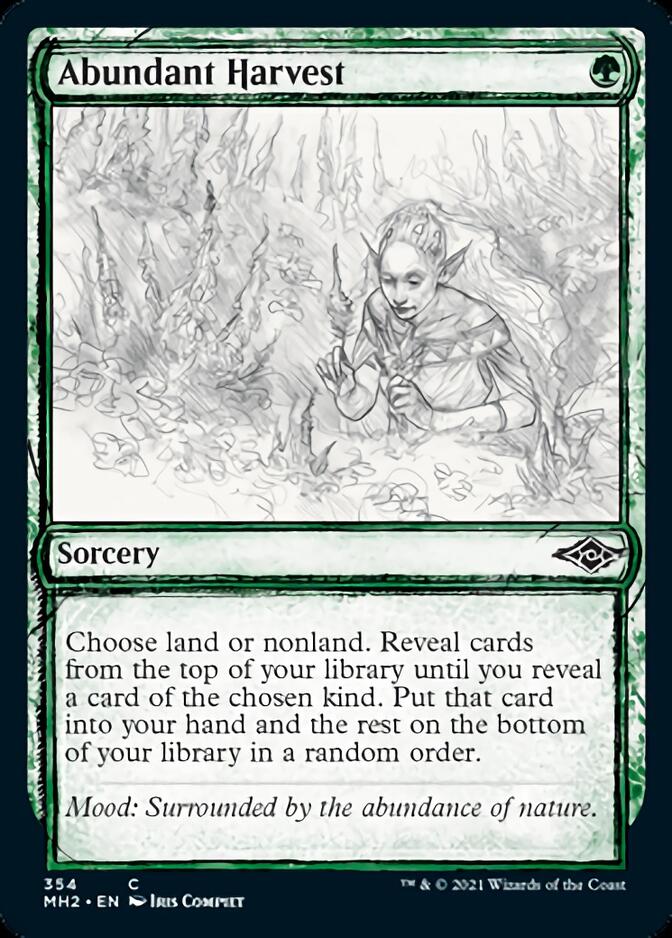 Abundant Harvest (Sketch) [Modern Horizons 2] | Galactic Gamez