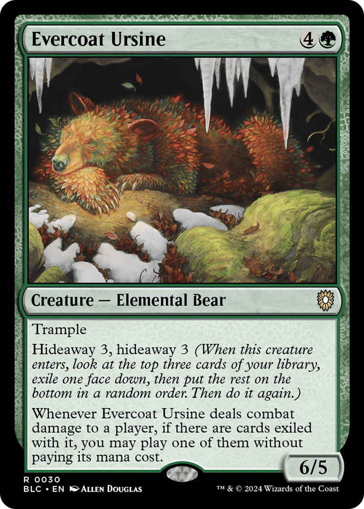 Evercoat Ursine [Bloomburrow Commander] | Galactic Gamez