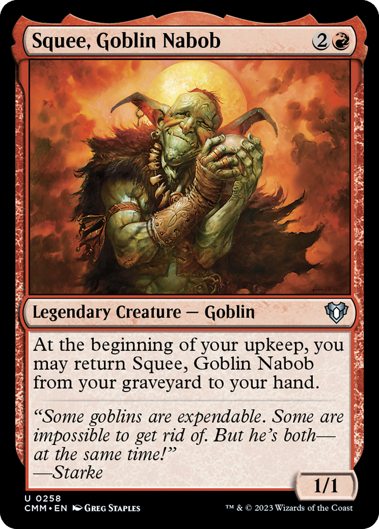 Squee, Goblin Nabob [Commander Masters] | Galactic Gamez