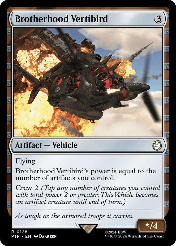 Brotherhood Vertibird [Fallout] | Galactic Gamez