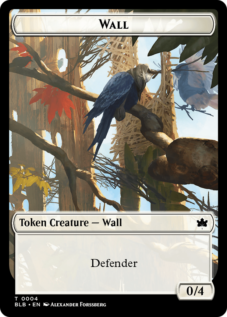 Wall Token [Bloomburrow Tokens] | Galactic Gamez