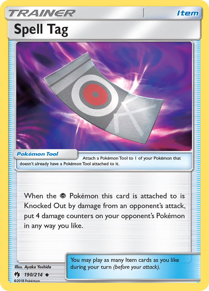 Spell Tag (190/214) [Sun & Moon: Lost Thunder] | Galactic Gamez