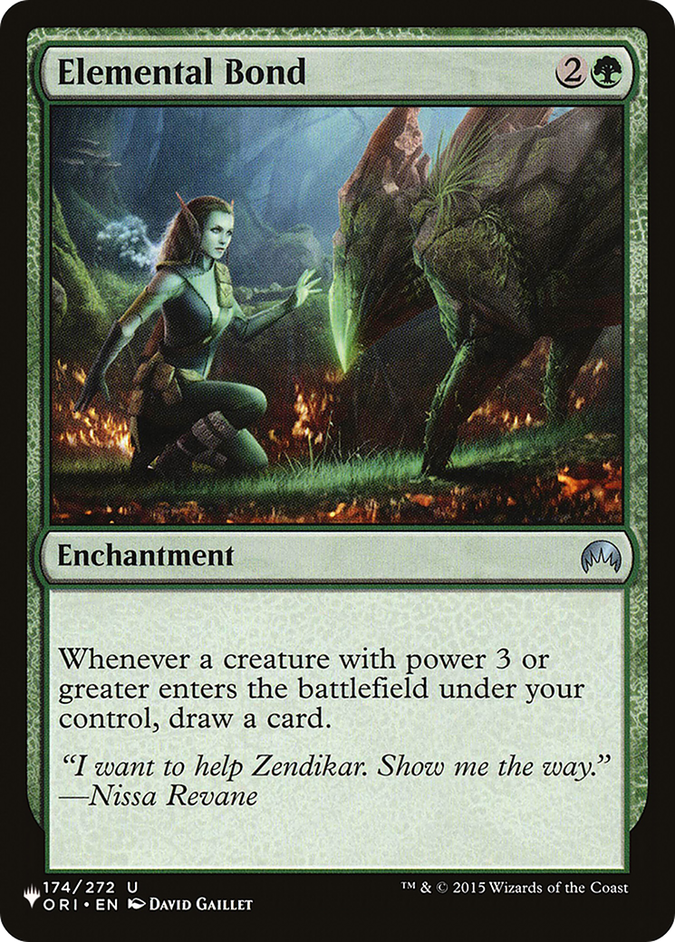 Elemental Bond [The List] | Galactic Gamez