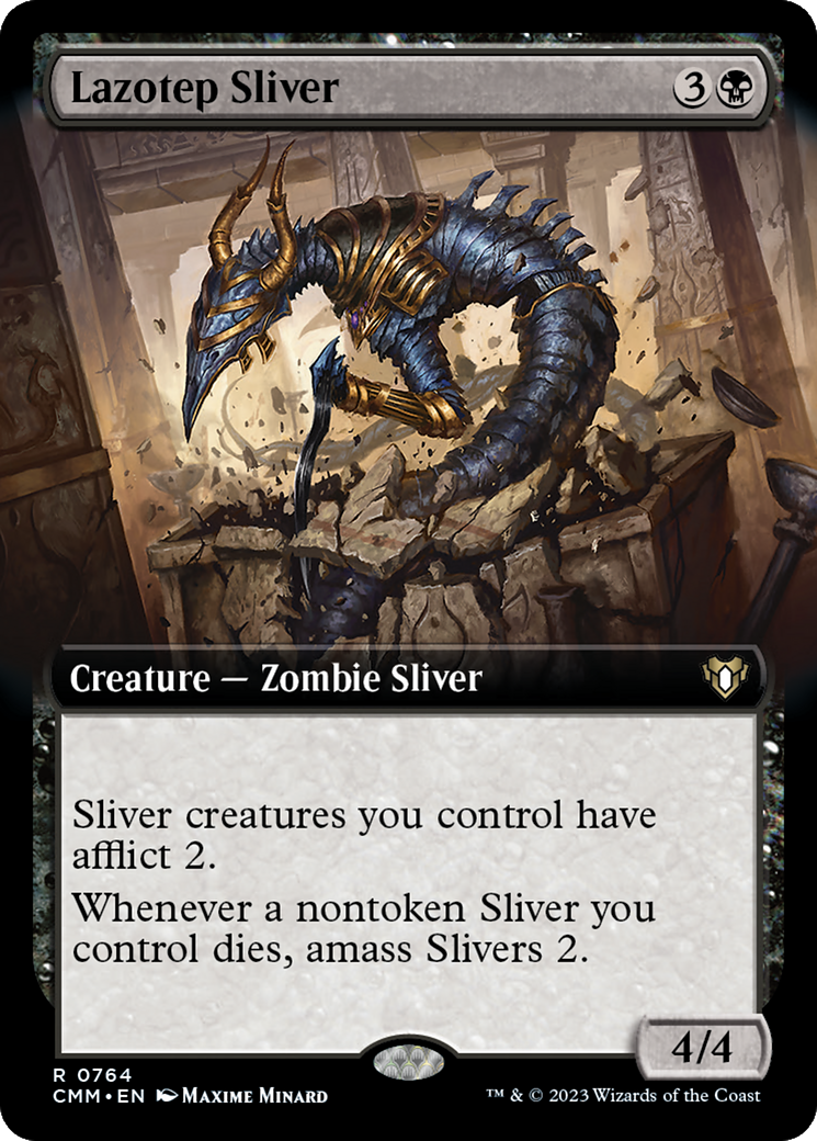 Lazotep Sliver (Extended Art) [Commander Masters] | Galactic Gamez