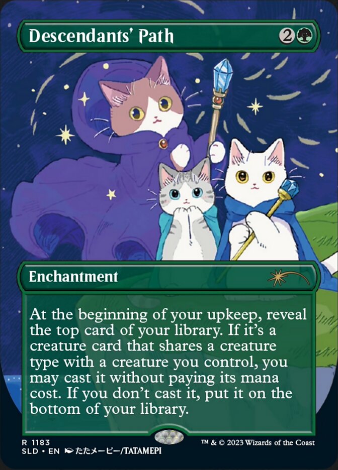 Descendants' Path (Borderless) [Secret Lair Drop Series] | Galactic Gamez