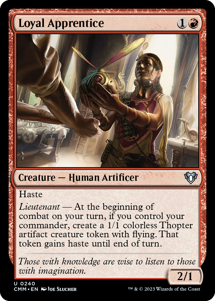 Loyal Apprentice [Commander Masters] | Galactic Gamez