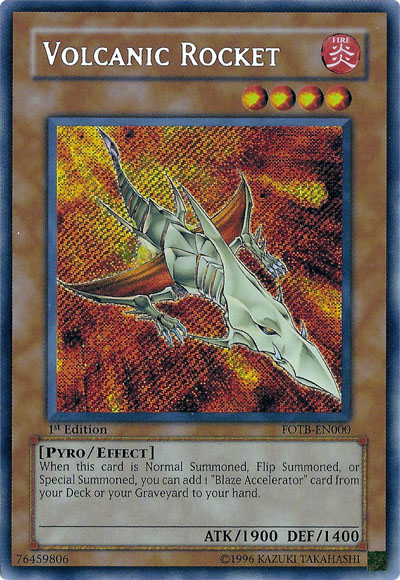 Volcanic Rocket [FOTB-EN000] Secret Rare | Galactic Gamez