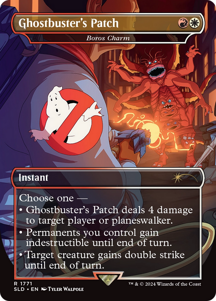 Ghostbuster's Patch - Boros Charm [Secret Lair Drop Series] | Galactic Gamez