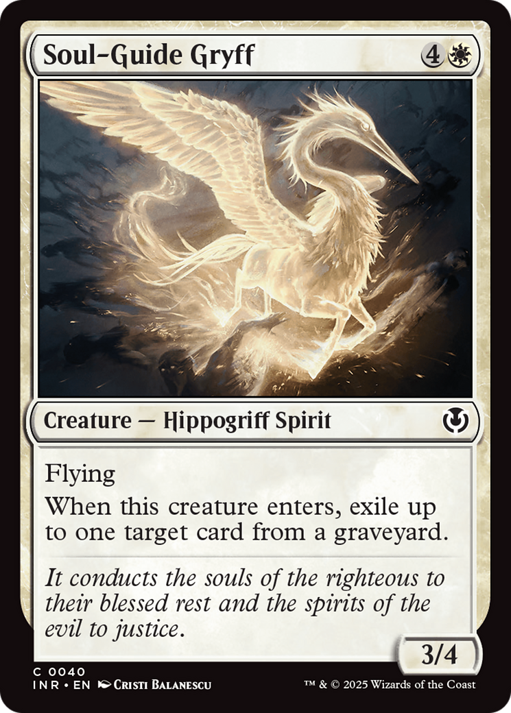 Soul-Guide Gryff [Innistrad Remastered] | Galactic Gamez