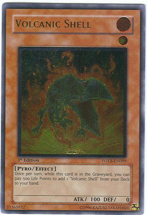 Volcanic Shell [FOTB-EN009] Ultimate Rare | Galactic Gamez