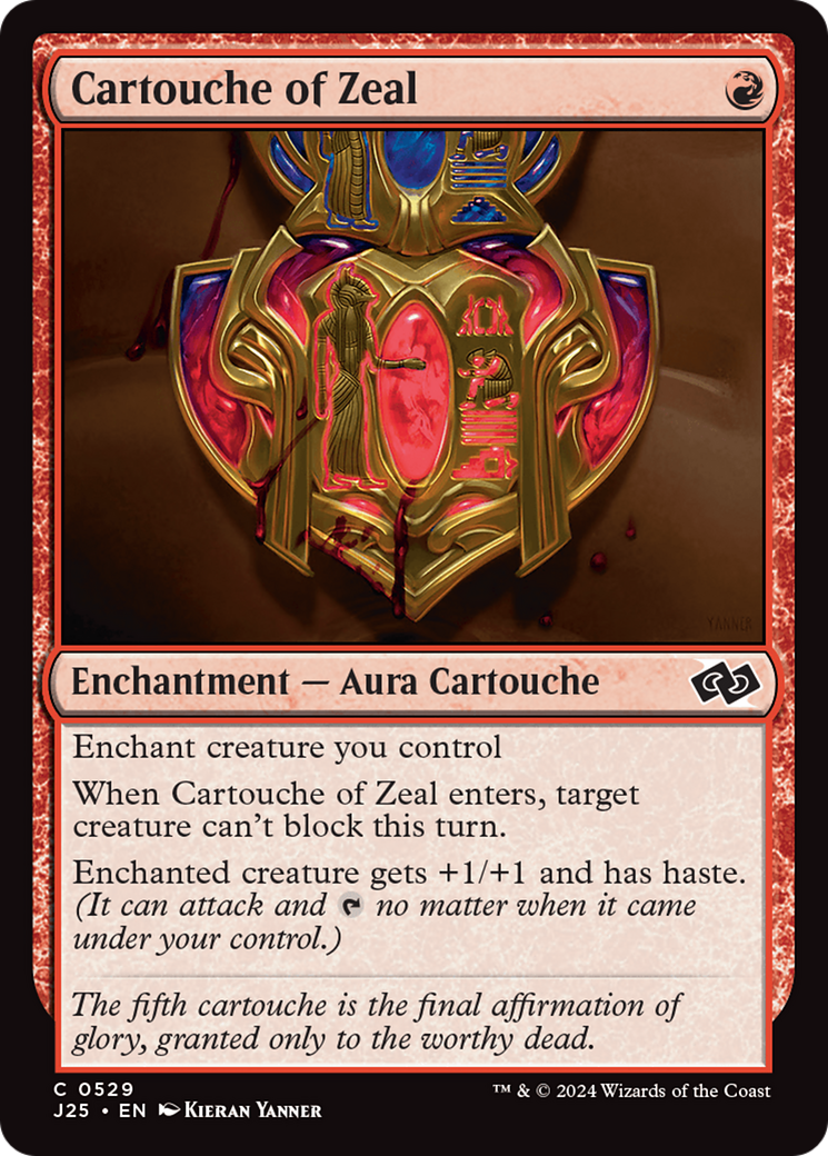 Cartouche of Zeal [Foundations Jumpstart] | Galactic Gamez