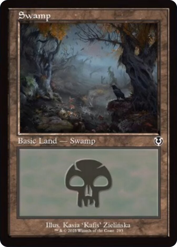 Swamp (293) (Retro Frame) [Innistrad Remastered] | Galactic Gamez