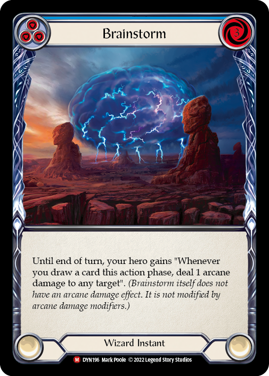 Brainstorm [DYN196] (Dynasty)  Rainbow Foil | Galactic Gamez