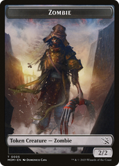 Elemental (02) // Zombie Double-Sided Token [March of the Machine Tokens] | Galactic Gamez