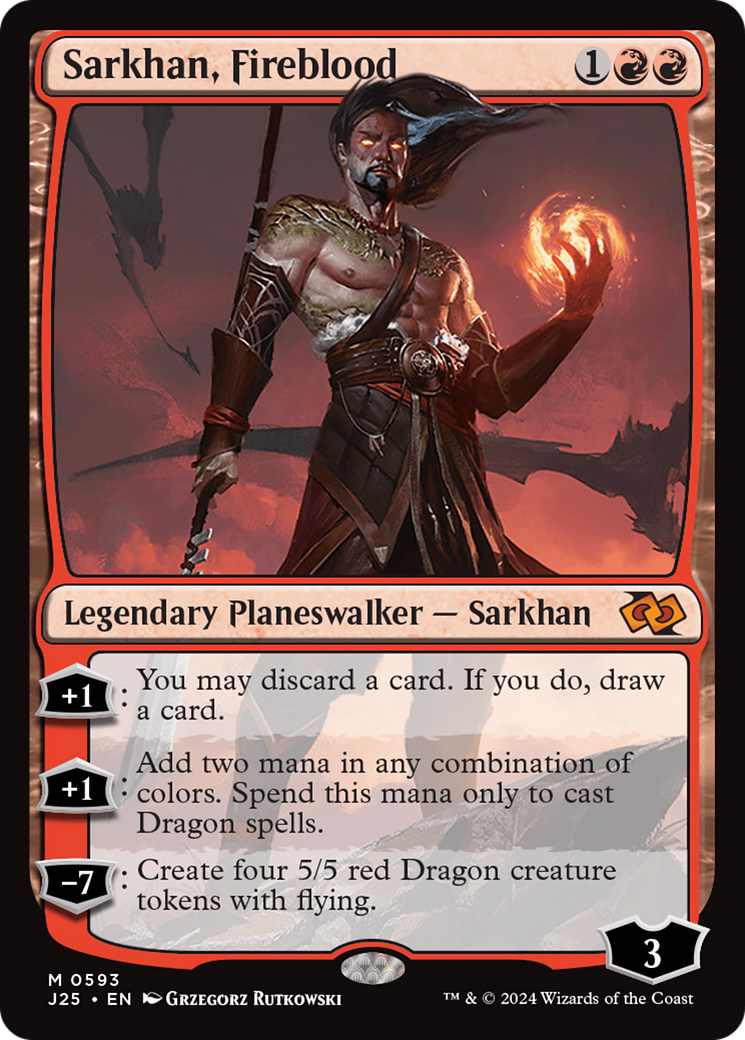 Sarkhan, Fireblood [Foundations Jumpstart] | Galactic Gamez