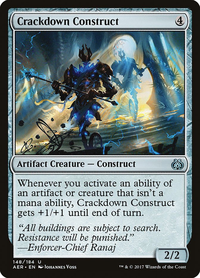 Crackdown Construct [Aether Revolt] | Galactic Gamez