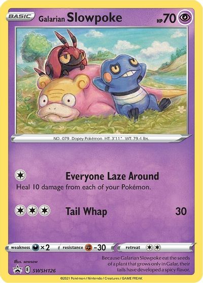 Galarian Slowpoke (SWSH126) [Sword & Shield: Black Star Promos] | Galactic Gamez