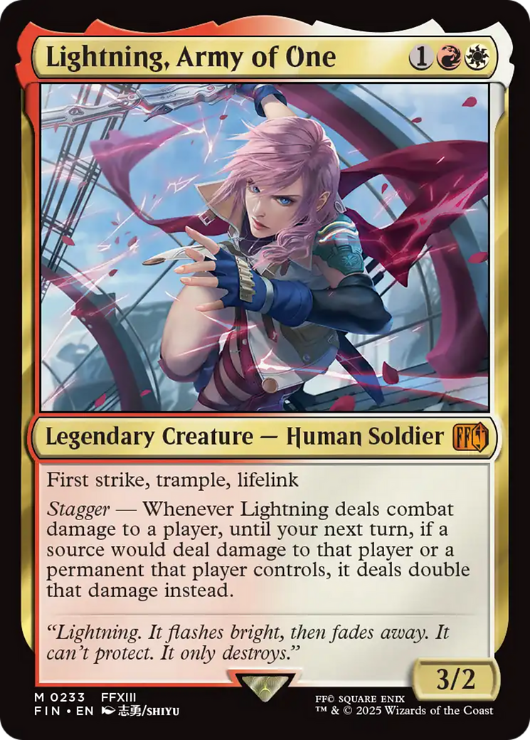 Lightning, Army of One [FINAL FANTASY] | Galactic Gamez