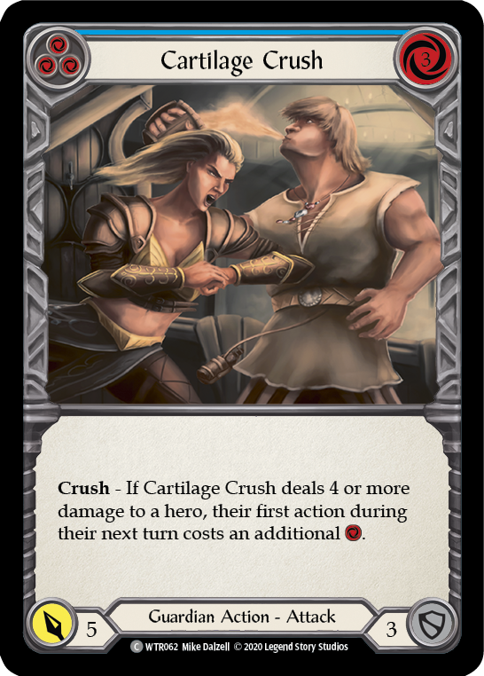 Cartilage Crush (Blue) [U-WTR062] (Welcome to Rathe Unlimited)  Unlimited Rainbow Foil | Galactic Gamez